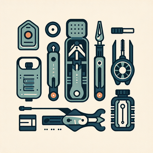 compact bicycle repair kit