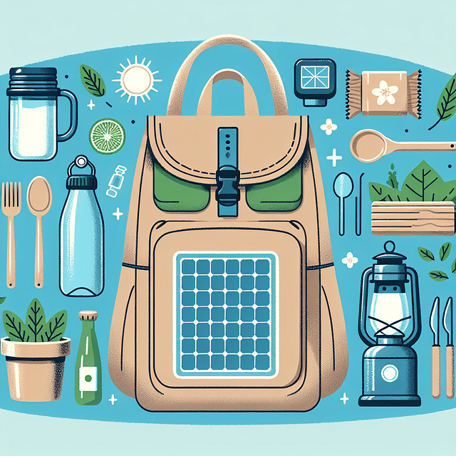 reusable daypack with eco-friendly excursion essentials