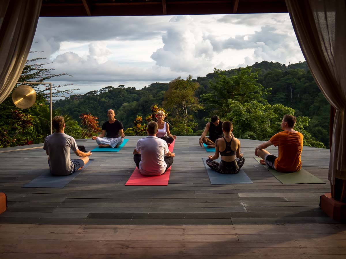 Eco-friendly yoga accommodations