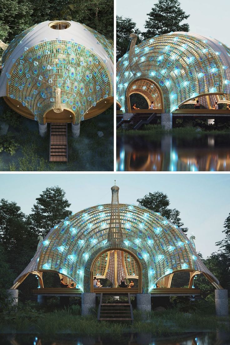 eco-friendly yoga retreat construction