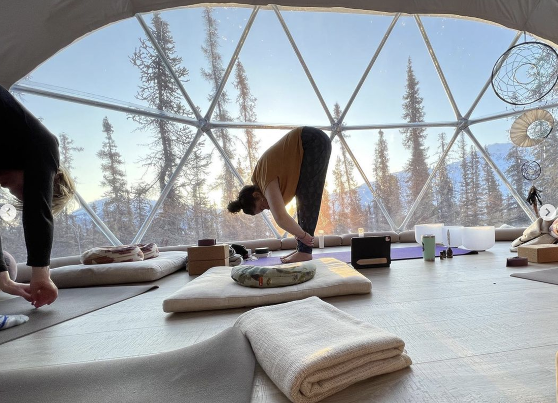 nature walk yoga retreat