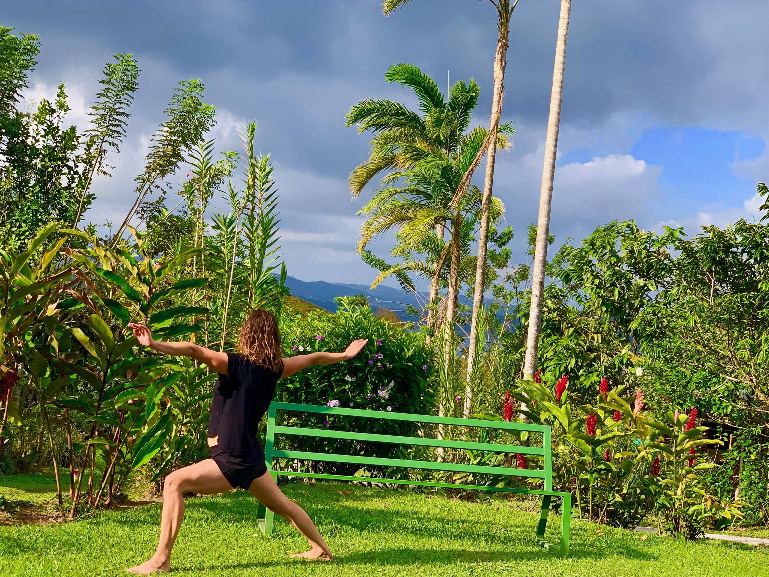 organic garden yoga retreat