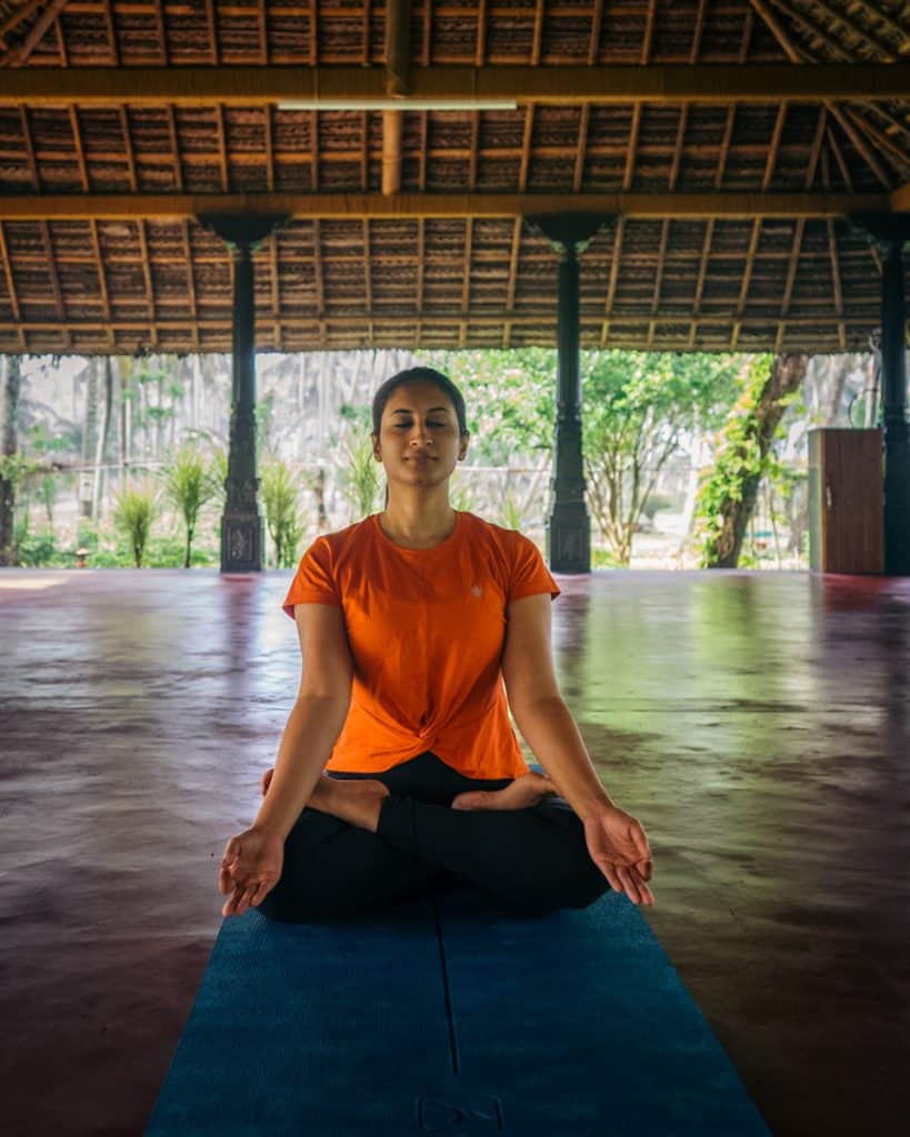 Rainwater harvesting yoga retreat