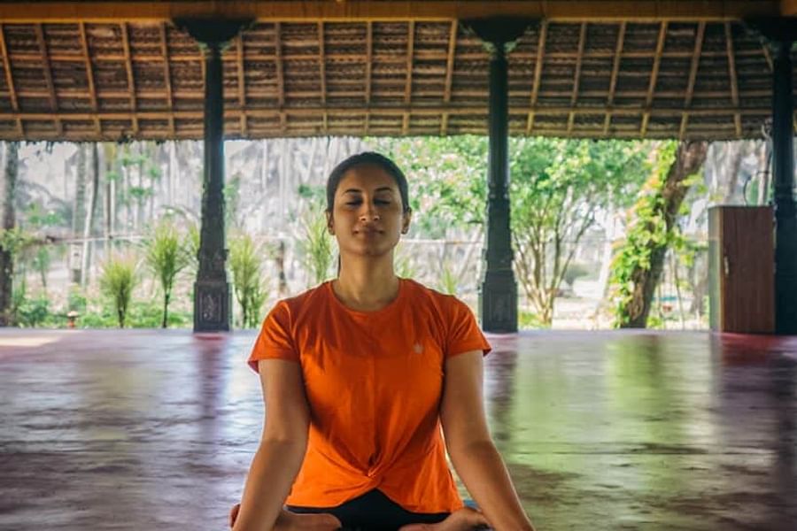 Rainwater harvesting yoga retreat