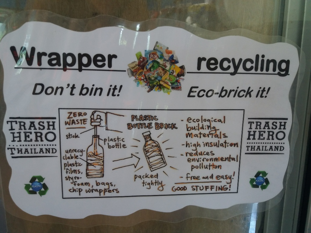 Recycling composting eco retreat