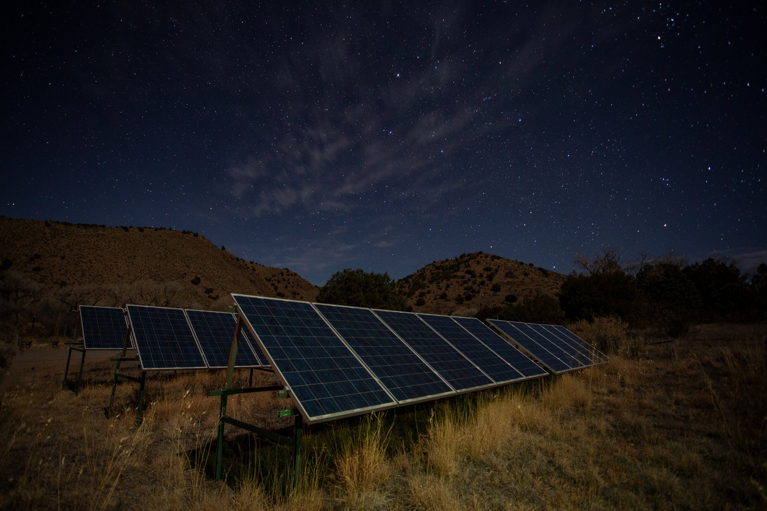 Solar-powered yoga retreat