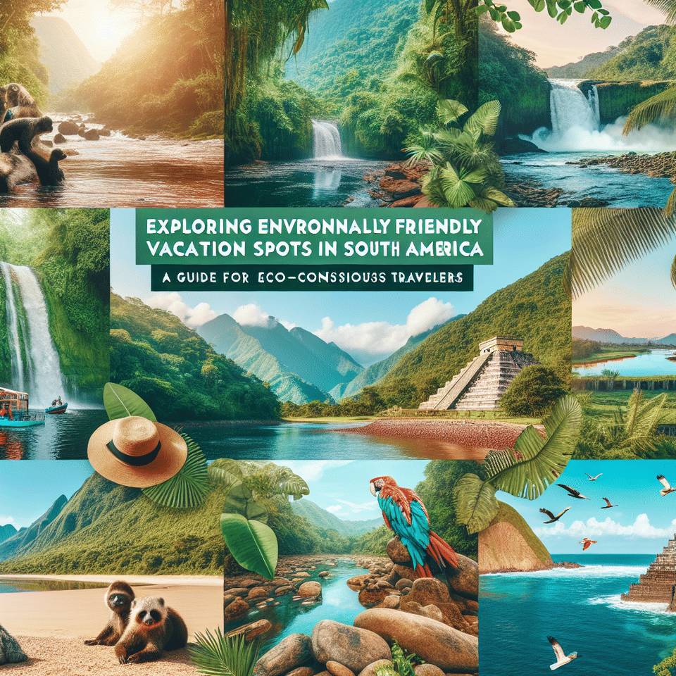 Exploring Environmentally Friendly Vacation Spots in South America: A Guide for Eco-Conscious Travelers