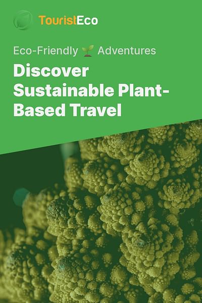 plant based travel